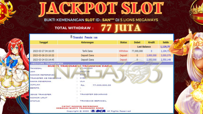 bukti jp naga303 #39 bukti jp naga303 #39