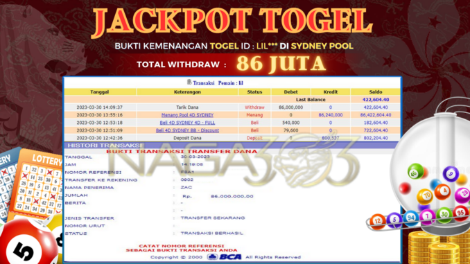 bukti jp naga303 #49 bukti jp naga303 #49