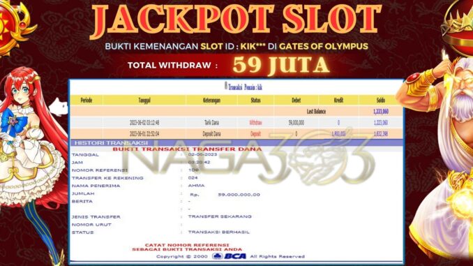 bukti jp naga303 #220