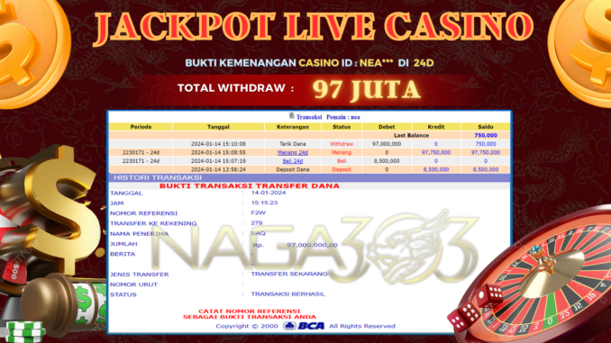 NG JP LIVE CASINO MALAM