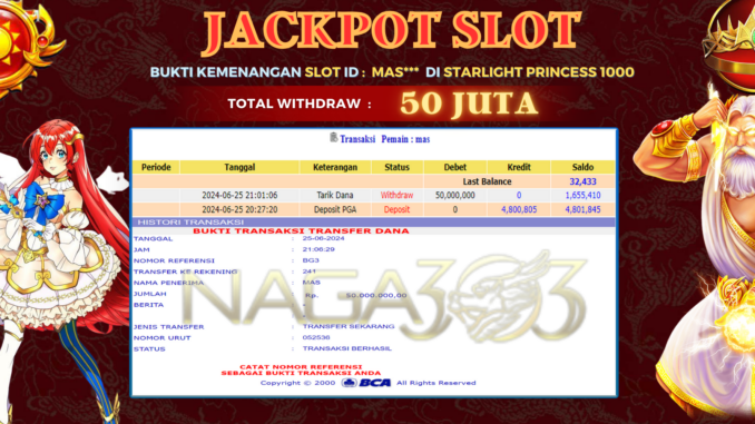 JP NAGA - SLOT SIANG
