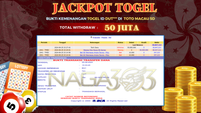 JP NAGA - TOGEL PAGI