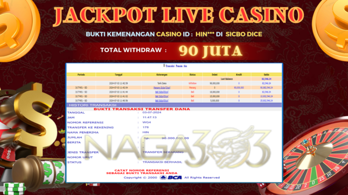 JP NAGA - CASINO MALAM