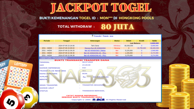 JP NAGA - TOGEL PAGI